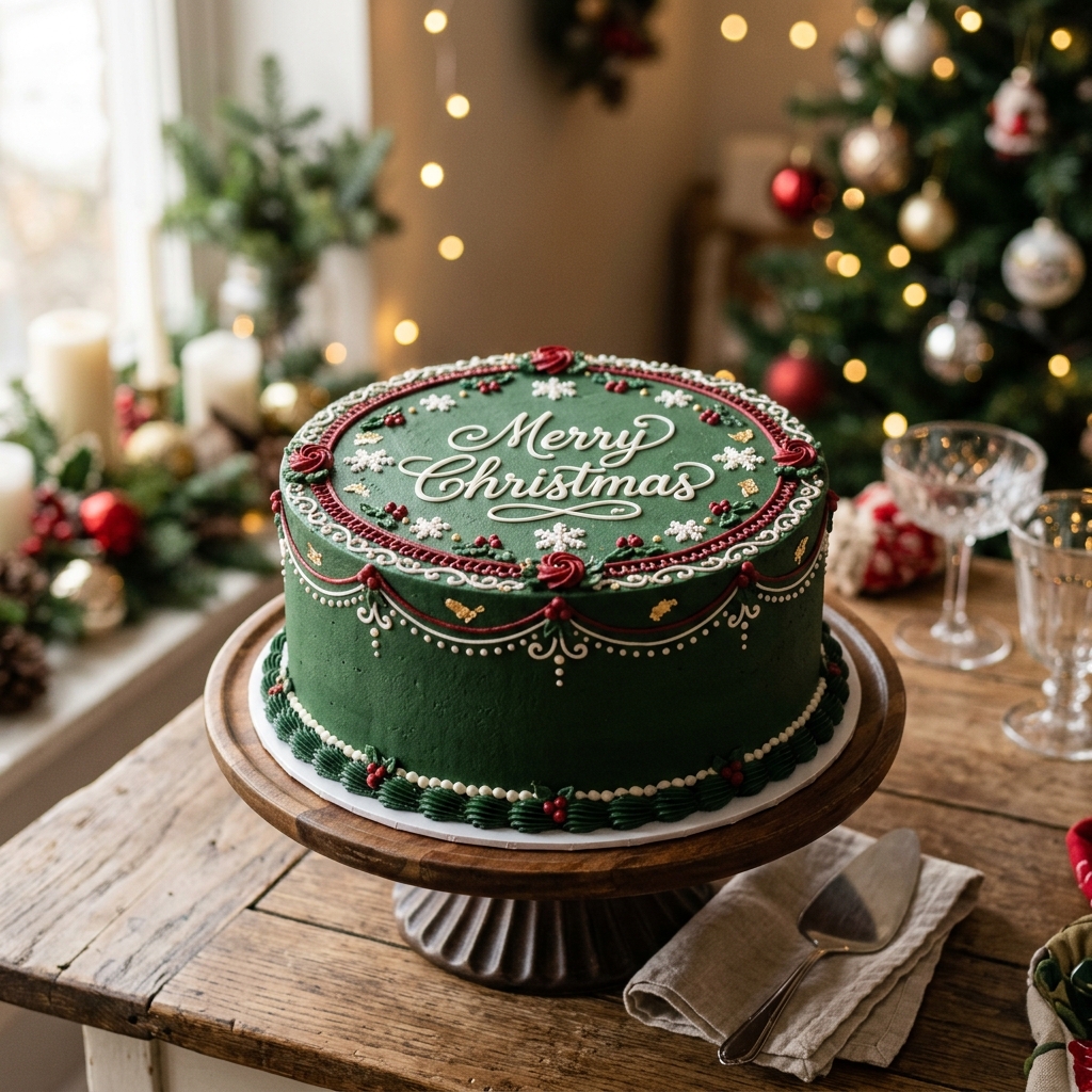 Moist Chocolate Christmas Cake