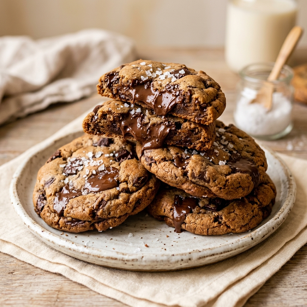 Gooey Chocolate Chip Cookie